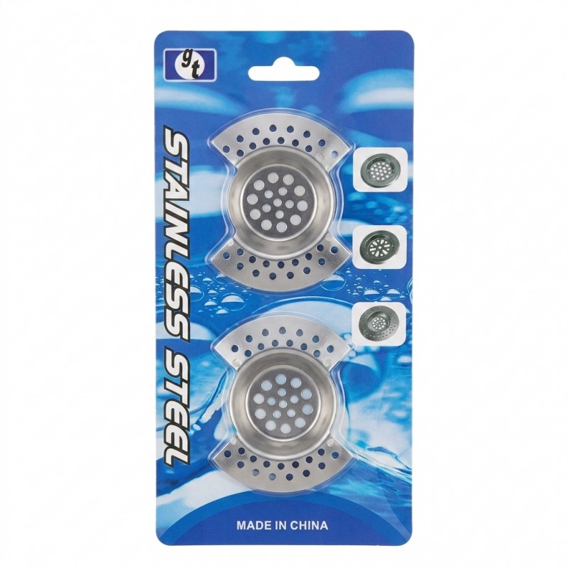 Set 2 filtre chiuveta inox 7 cm anti infundare bucatarie baie Adison